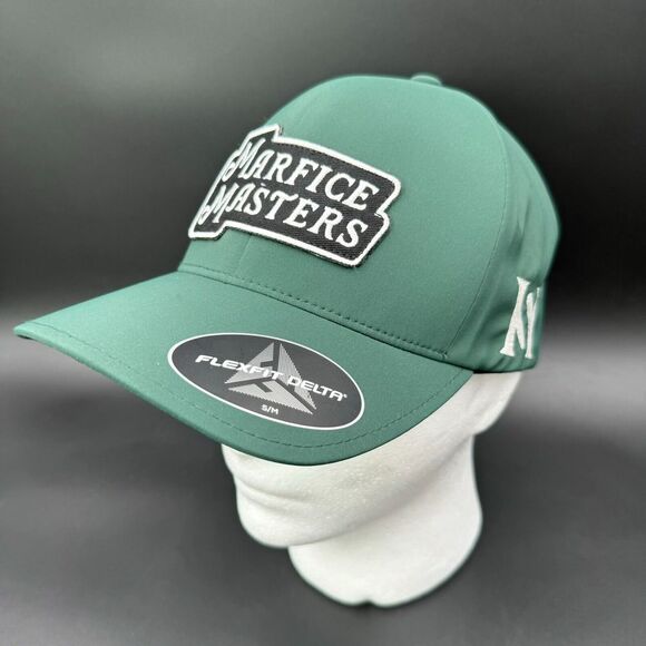 NEW Jeff Marfice Masters Charity Cap‎ Small/Medium Flexfit Delta Green Patch - Picture 5 of 12